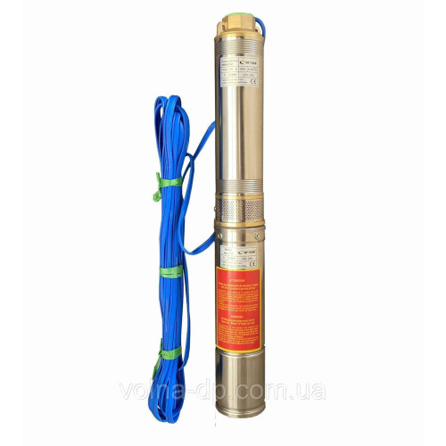 Насос свердловинний з підв, стійк, до піску OPTIMA 4SDm3/6 0,37 кВт 44м + пульт+кабель 15м NEW Насос свердловинний з підв, стійк, до піску OPTIMA 4SDm3/6 0,37 кВт 44м + пульт+кабель 15м NEW
