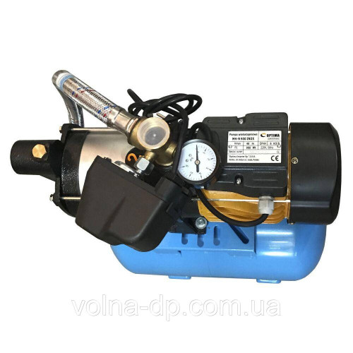Насосна станція Optima MH-N900 INOX-24 0,9кВт багатоступ,, нерж,колеса, на гребінці