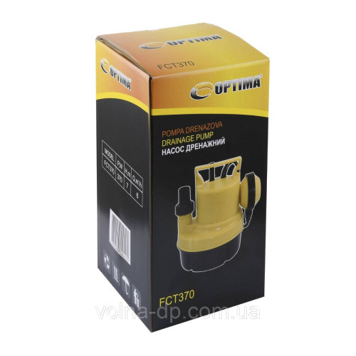 Насос дренажний Optima FCT 370 0.37 кВт