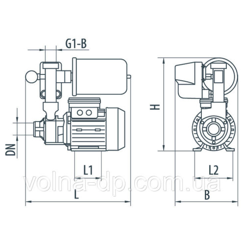 Станція насосна побутова NPO AUTPS 60/1L mini Станція насосна побутова NPO AUTPS 60/1L mini