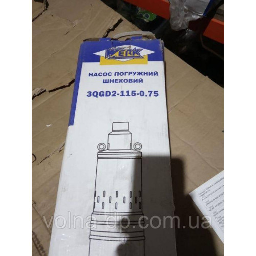 Свердловинний Насос шнековий WERK 3QGD2-115-0.75 квт