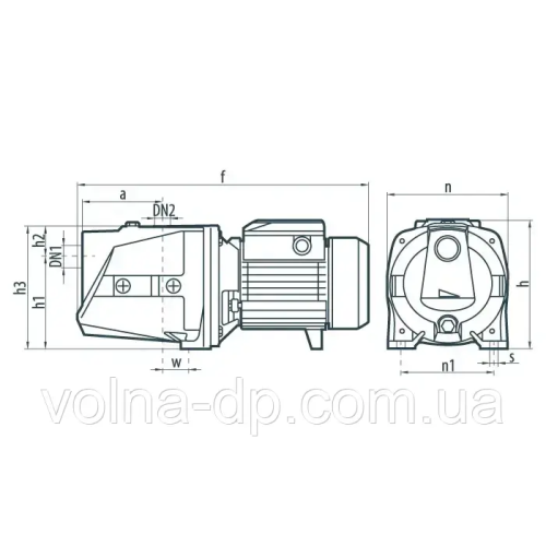 Відцентровий електронасос SPRUT JSP 100А Відцентровий електронасос SPRUT JSP 100А