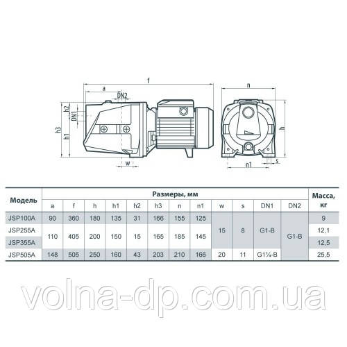 Відцентровий насос NPO JSP 355А Відцентровий насос NPO JSP 355А
