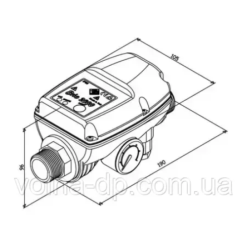 Контролер тиску автоматичний Italtecnica BRIO-M-оригинал