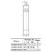 Скважинный насос NPO 3SQGD1-40-0.55(кабель 15м)