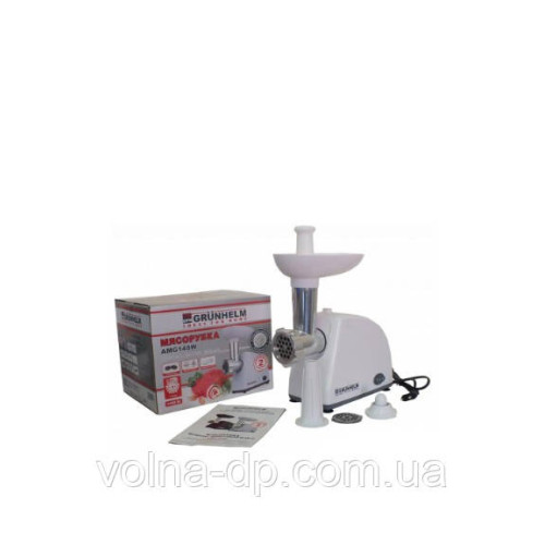 М'ясорубка електрична Grunhelm AMG140W М'ясорубка електрична Grunhelm AMG140W