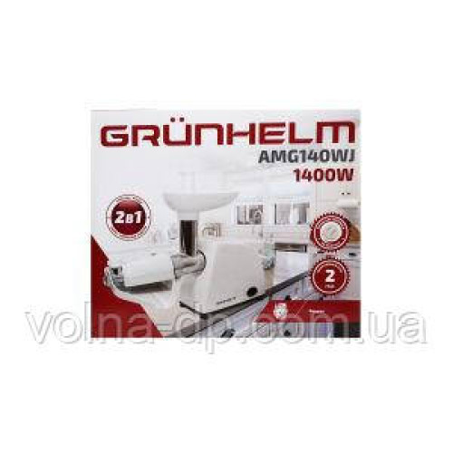 М'ясорубка електрична Grunhelm AMG140W М'ясорубка електрична Grunhelm AMG140W