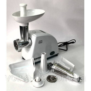 М'ясорубка електрична Grunhelm AMG140WJ + томато-соковижималка