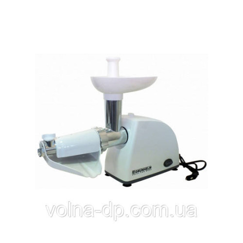М'ясорубка електрична Grunhelm AMG140WJ + томато-соковижималка
