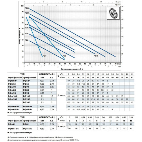 Насос вихровий PQm 60 Pedrollo