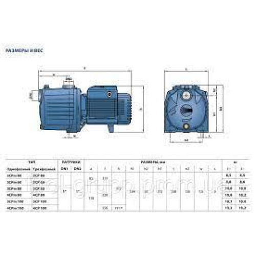 Насос Pedrollo 4CPm80E Насос Pedrollo 4CPm80E