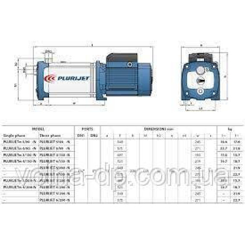 Насос поверхневий PEDROLLO PLURIJET 6/200 X
