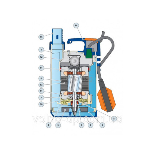 Насос дренажний Pedrollo TOP-2-0,37 kw