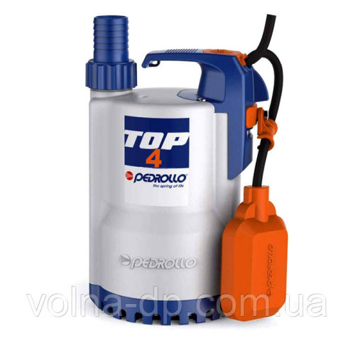 Насос дренажний Pedrollo ТОР 4 -0,75kw Насос дренажний Pedrollo ТОР 4 -0,75kw