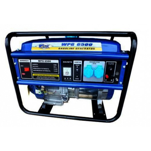 Електростанція бензин WPG6500-генератор