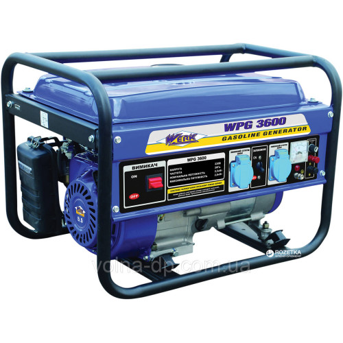 Електростанція WPG3600 (2.5 кВт) WERK бензинова-Генератор Електростанція WPG3600 (2.5 кВт) WERK бензинова-Генератор