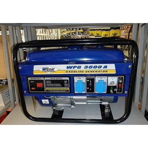 Електростанція WPG3600 (2.5 кВт) WERK бензинова-Генератор