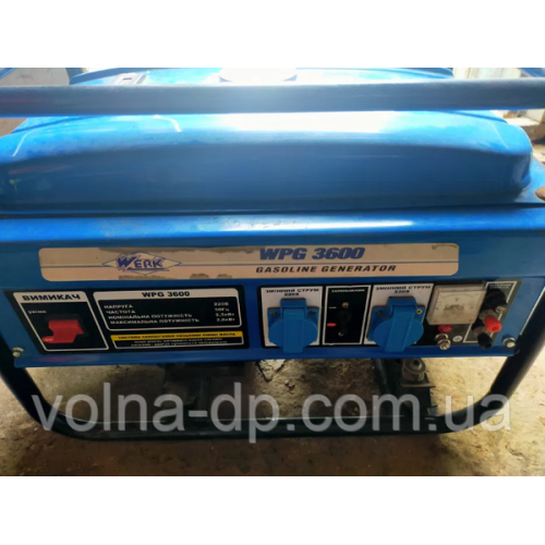 Електростанція WPG3600 (2.5 кВт) WERK бензинова-Генератор Електростанція WPG3600 (2.5 кВт) WERK бензинова-Генератор