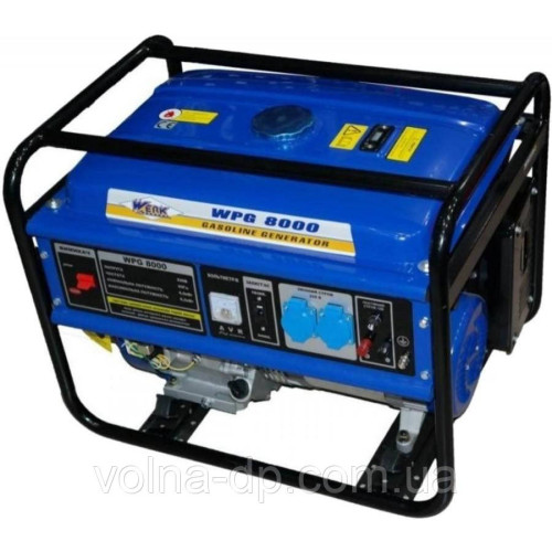 Бензиновий генератор WERK WPG8000 -6.5 кВА