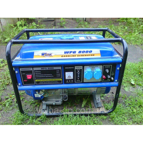 Бензиновий генератор WERK WPG8000 -6.5 кВА
