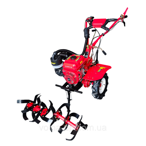 Культиватор бензиновий червоний FORTE 1050GS New