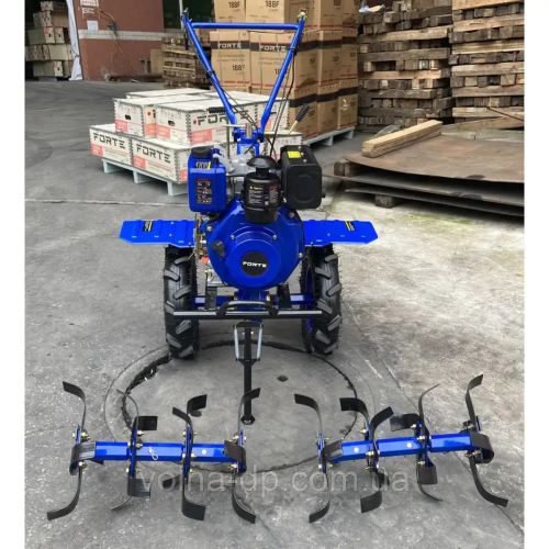 Мотоблок дизельный Forte 1050, колеса 10"