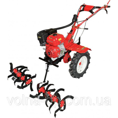 Культиватор бензиновий червоний FORTE 1350G New 9 л.