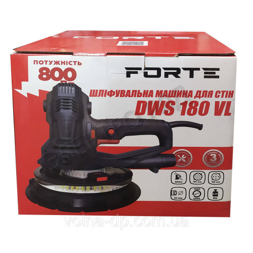 Шліфмашина для стін Forte Dws-180-VL Шліфмашина для стін Forte Dws-180-VL