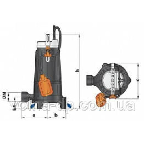 Насос фекальний Pedrollo TRm 0,75 kw
