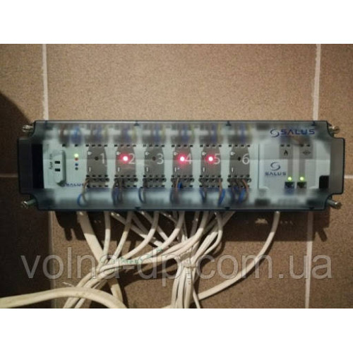 Центр комутації Salus KL06 для системи водяна тепла підлога