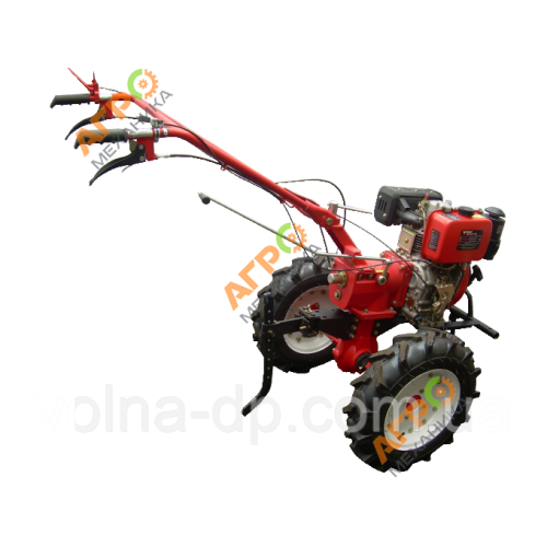 Культиватор дизельний FORTE 1350 12 колеса 9 л.с. червоний