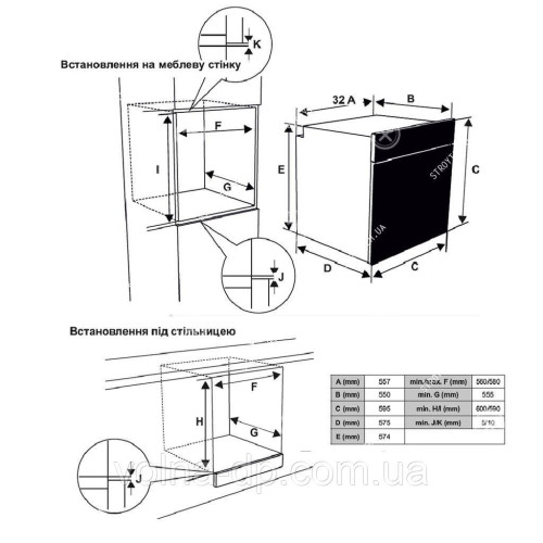 Духова шафа Grunhelm GDV 836 I електричний Духова шафа Grunhelm GDV 836 I електричний