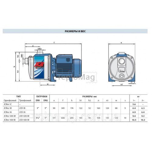 Насос поверхневий PEDROLLO JCRm/2A