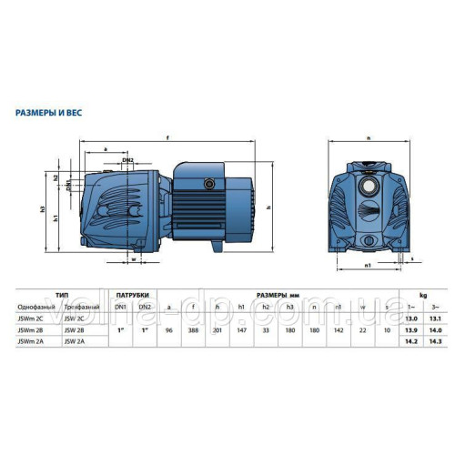 Насосна станція Pedrollo JSWm 2AX/24л