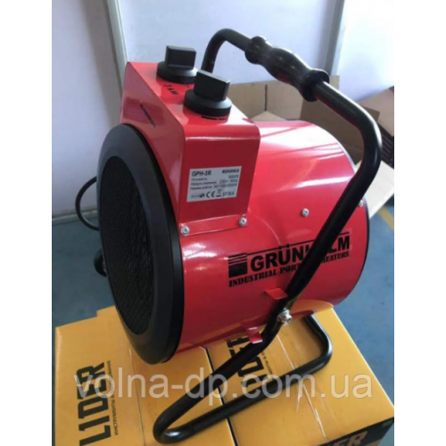 Теплова гармата 3 кВт Grunhelm GPH 3R (91068) Теплова гармата 3 кВт Grunhelm GPH 3R (91068)