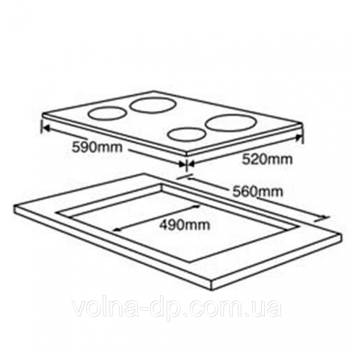 Індукційна варильна поверхня GRUNHELM GPI 823 B