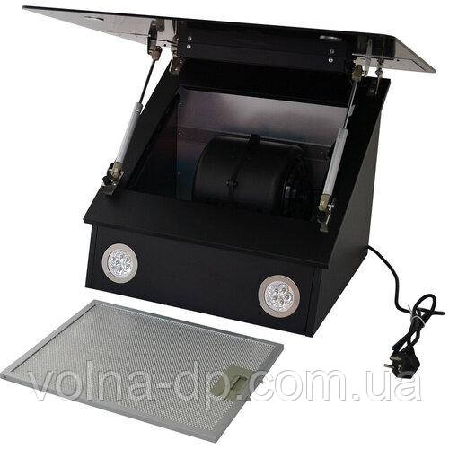 Витяжка кухонна GRUNHELM GVN 220 B (наклонена, 1000 м3/ч, скло)