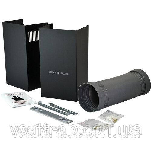 Витяжка кухонна GRUNHELM GVN 220 B (наклонена, 1000 м3/ч, скло)