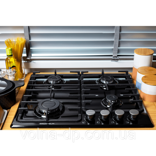 Варильна поверхня GPG 6136 BEF газ емаль чавун GRUNHELM Варильна поверхня GPG 6136 BEF газ емаль чавун GRUNHELM