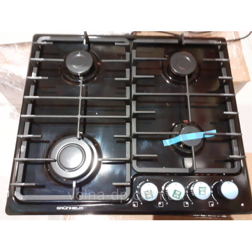 Варильна поверхня GPG 6136 BEF газ емаль чавун GRUNHELM Варильна поверхня GPG 6136 BEF газ емаль чавун GRUNHELM