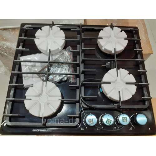 Варильна поверхня GPG 6136 BEF газ емаль чавун GRUNHELM Варильна поверхня GPG 6136 BEF газ емаль чавун GRUNHELM