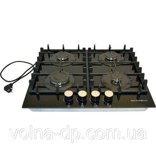 Варильна поверхня GPG 6214 BF GRUNHELM газ скло чавун