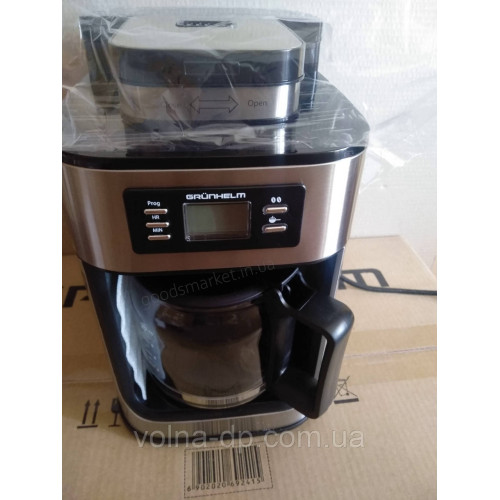 Кавомашина крапельна GDC-G1058 Grunhelm (1050 Вт, 1,36 л, вбудована кавомолка Грюнхелм) Кавомашина крапельна GDC-G1058 Grunhelm (1050 Вт, 1,36 л, вбудована кавомолка Грюнхелм)