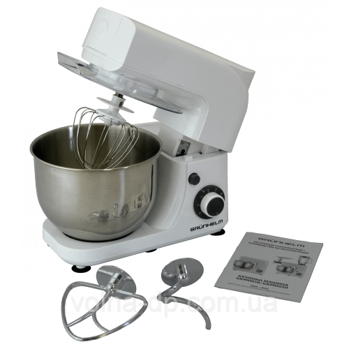 Кухонна машина Grunhelm GKM0018, 1800 Вт, 6 швидкостей