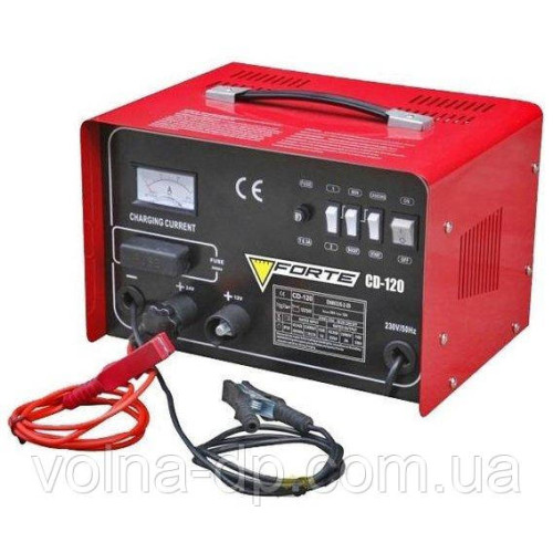 Пускозарядний пристрій — CD-120 FORTE (заряд 16/20А, пуск 120А) Пускозарядний пристрій — CD-120 FORTE (заряд 16/20А, пуск 120А)