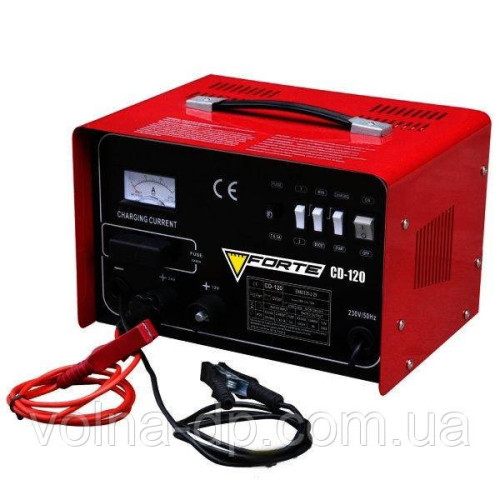 Пускозарядний пристрій — CD-120 FORTE (заряд 16/20А, пуск 120А) Пускозарядний пристрій — CD-120 FORTE (заряд 16/20А, пуск 120А)