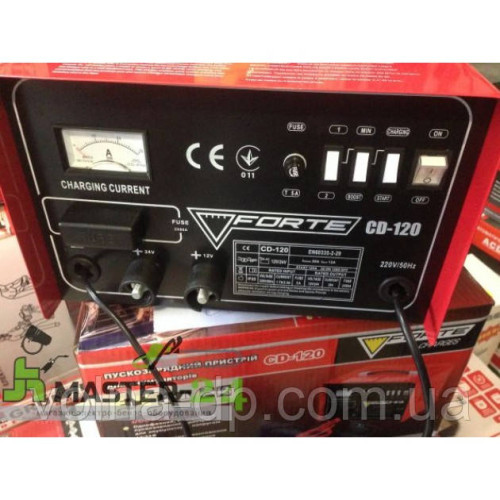 Пускозарядний пристрій — CD-120 FORTE (заряд 16/20А, пуск 120А) Пускозарядний пристрій — CD-120 FORTE (заряд 16/20А, пуск 120А)