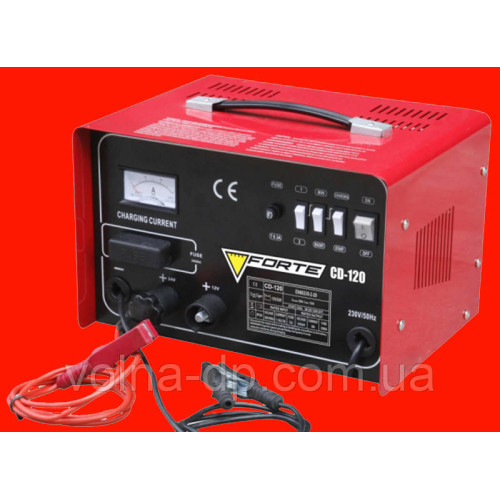 Пускозарядний пристрій — CD-120 FORTE (заряд 16/20А, пуск 120А) Пускозарядний пристрій — CD-120 FORTE (заряд 16/20А, пуск 120А)