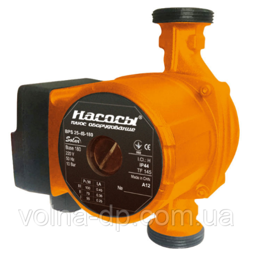 Циркуляционный насос NPO BPS 25-4S-180 Solar шнур+гайки Циркуляционный насос NPO BPS 25-4S-180 Solar шнур+гайки