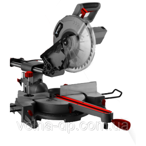 Торцювальна пила з протяжкою Forte MS-255 SL 2 кВт 255 мм (77400) Торцювальна пила з протяжкою Forte MS-255 SL 2 кВт 255 мм (77400)